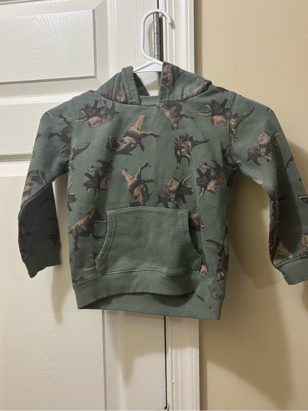 Lot Of 2 Wonder Nation Toddler Boy Dinosaur Hoodie & Joggers  Set  Size 4T-5T